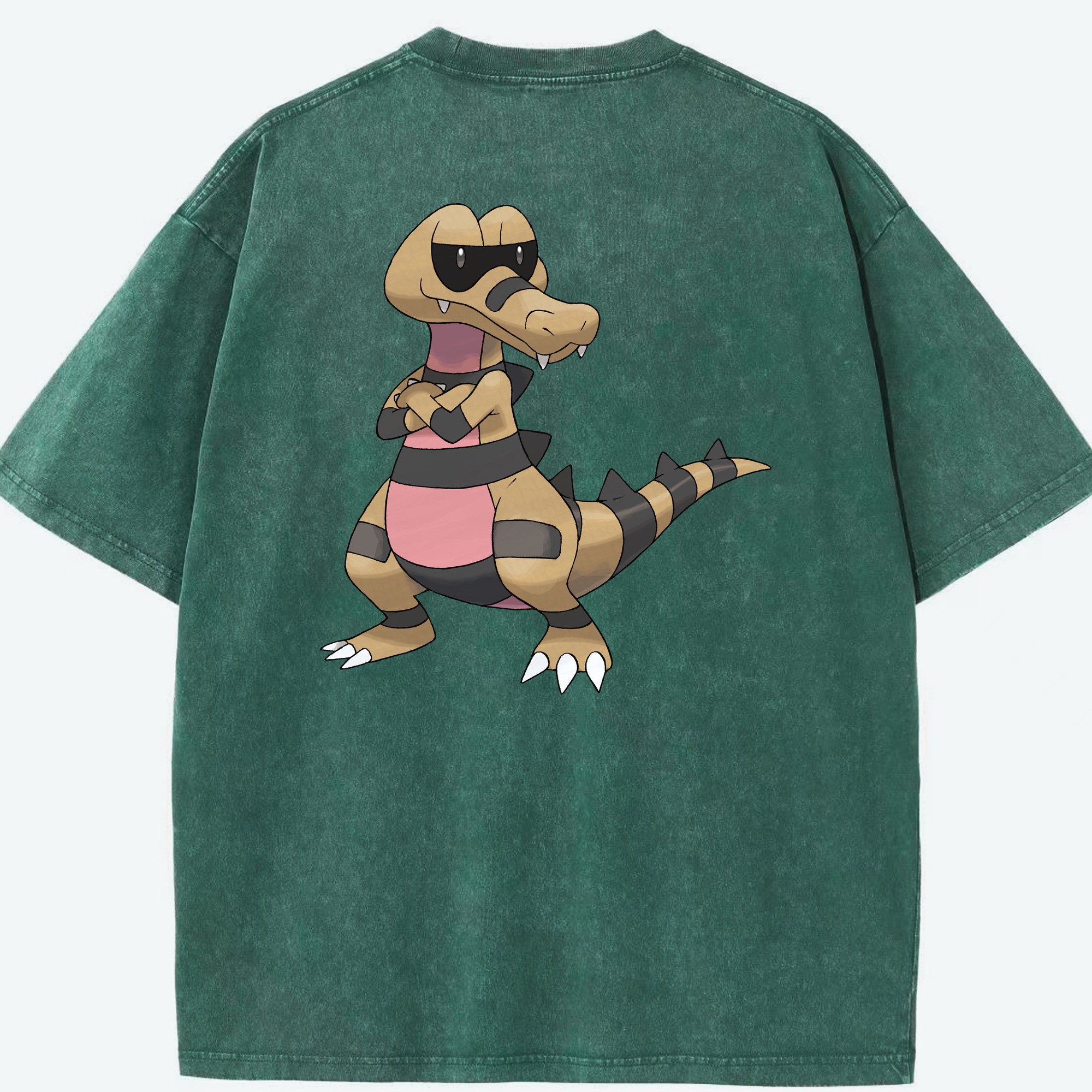 （画像用） ポケットモンスター Pokémon 綿100% ヴィンテージ風 半袖Tシャツ（背面プリント）